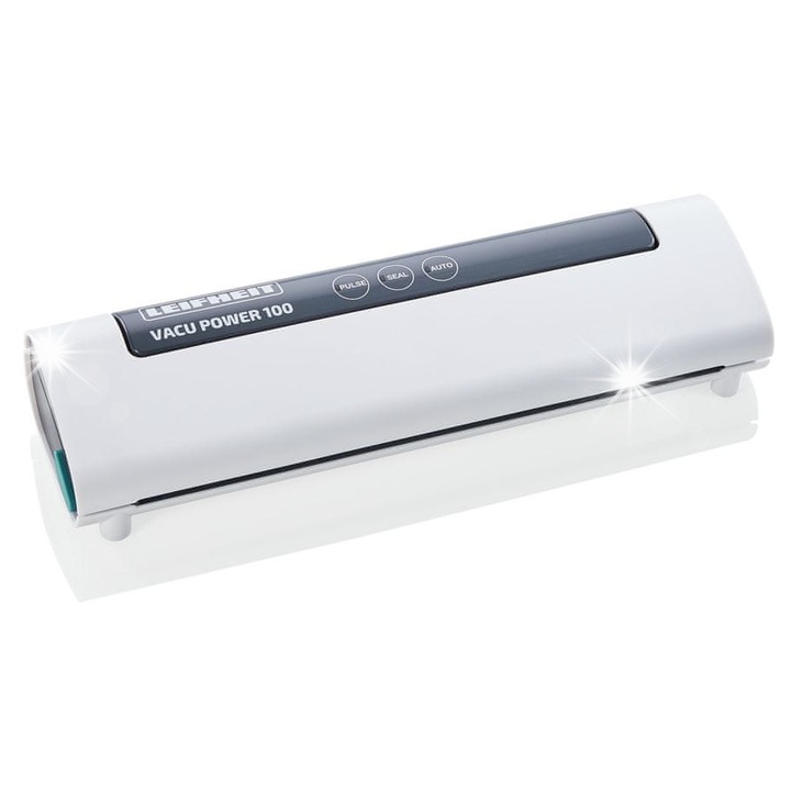 Aparat de vidat Leifheit Vacu Power 100, 4 L/min, set 10 saci 20x30cm, alb
