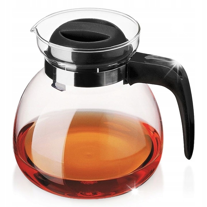 Ceainic Simax 2,3L, sticla borosilicata, transparent, 18x18cm