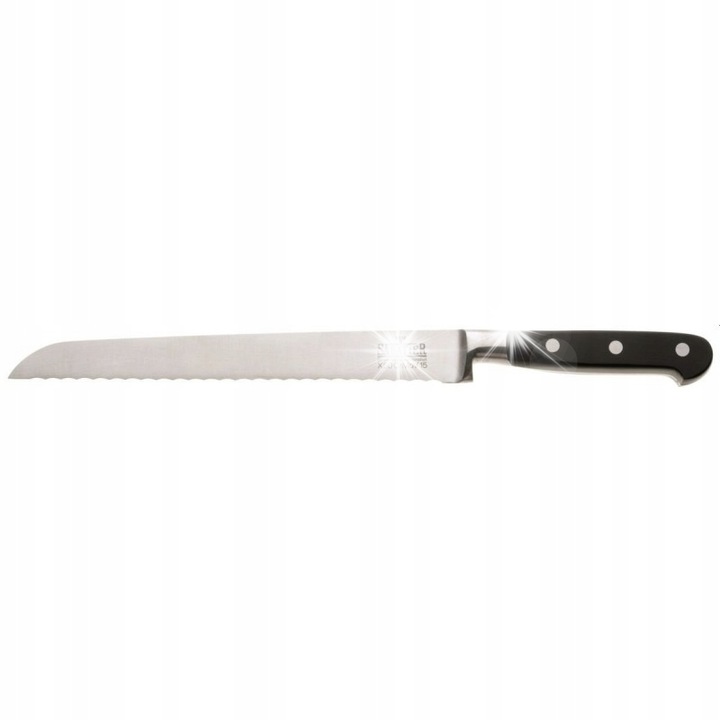 Cutit de paine Sabatier V, otel X50CrMoV15, 20cm, rezistent la crapaturi