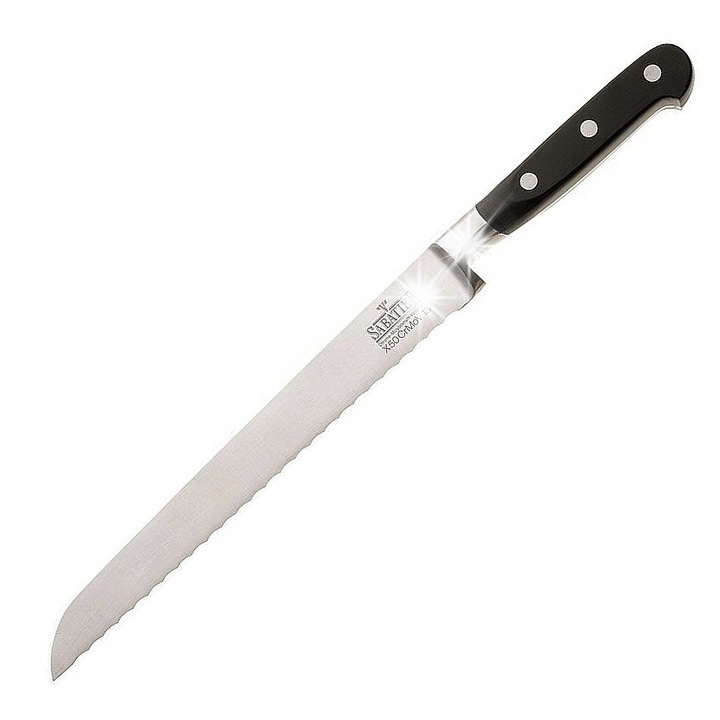 Cutit de paine Richardson Sheffield V-Sabatier 22,5cm, inox, maner negru
