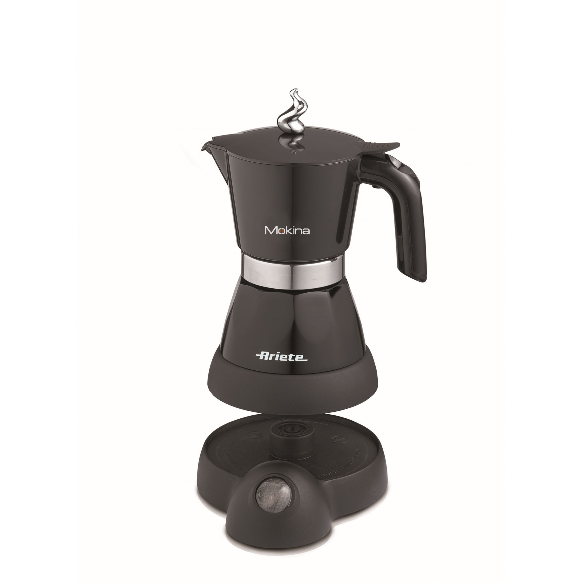 Espressor electric Ariete Moka1358C, 400W, 100ml, alb, 0.76kg