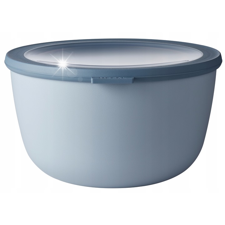 Vas alimentar Mepal Cirqula 3000ml, albastru/gri, 23.5x22.5x12.9cm