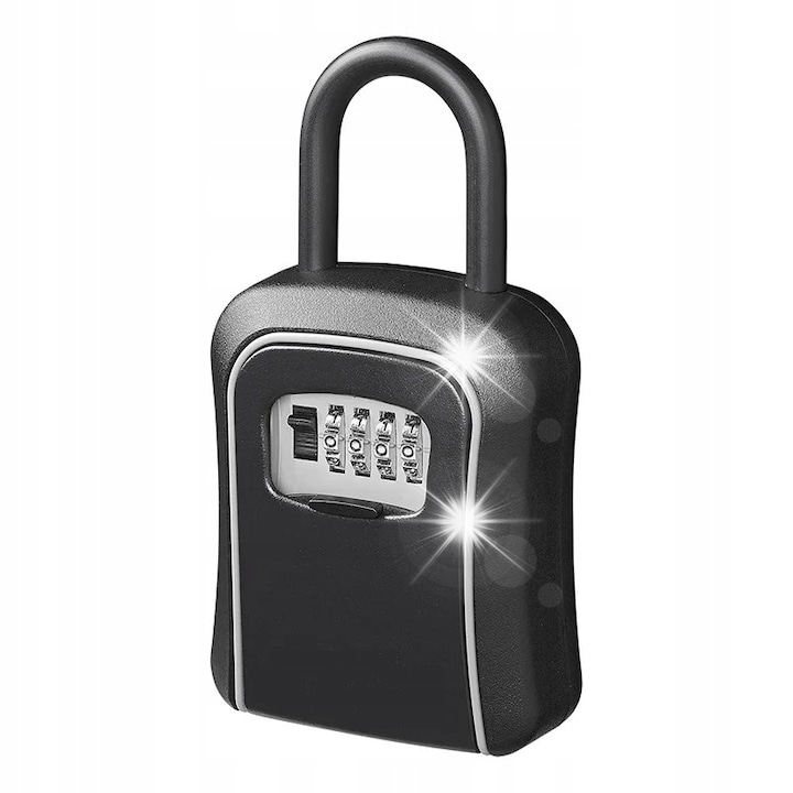 Seif exterior pentru chei, Proplus, metal, cod numeric, 4 cifre, dimensiuni variate