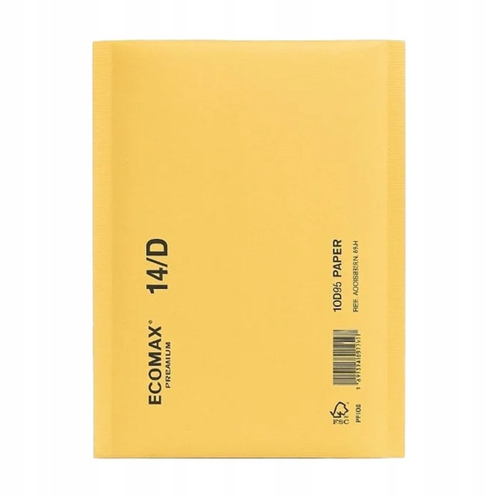 Set Plicuri Cu Bule Din Hartie, Neopak, D14, Material Ecologic Fabricate Din Hartie, Complet Prietenoase Cu Mediul, Protectie Eficienta Cu Bule Strat Interior Din Folie Cu Bule Care Absoarbe Perfect Socurile, 200 x 275 mm, Maro, 100 Buc