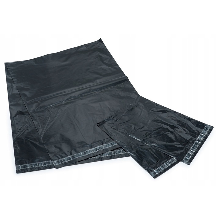 Set Plicuri Postale, Neopren, Fabricate Din Plastic, Calitate Inalta, Metoda De Inchidere Autocolanta, Durabilitate Si Inchidere Sigura, 230 Mm X 340 Mm, Negru, 50 Buc