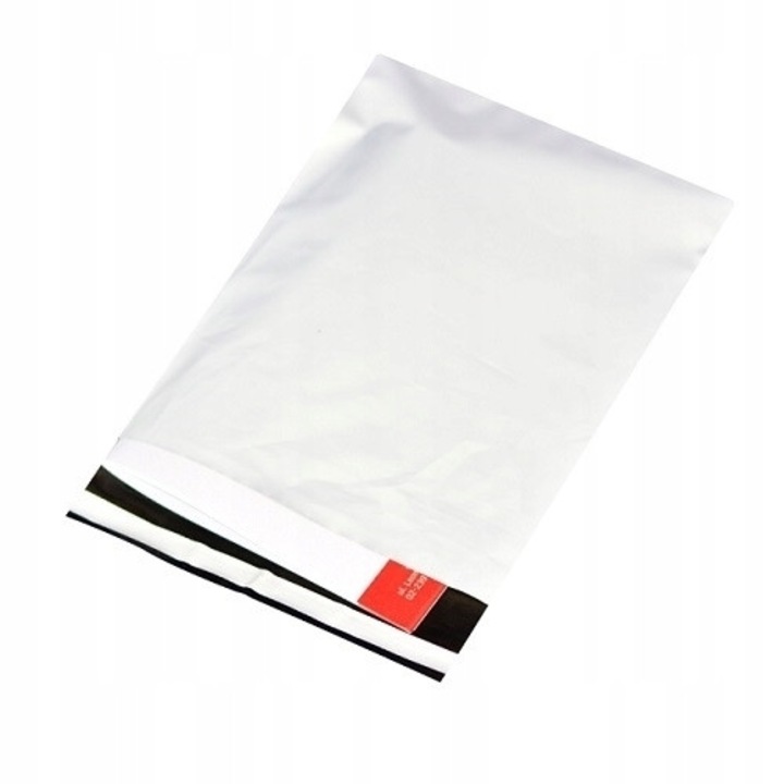 Set Plicuri Postale, Neopren, Fabricate Din Polietilen, Calitate Inalta, Metoda De Inchidere Autocolanta, Durabilitate Si Inchidere Sigura, 430 Mm X 600 Mm, Alb, 100 Buc
