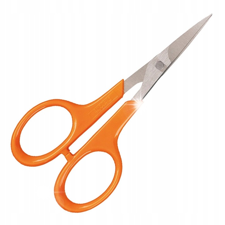 Foarfeca Fiskars pentru broderie, 10cm, ergonomica, din inox, rezistenta la socuri