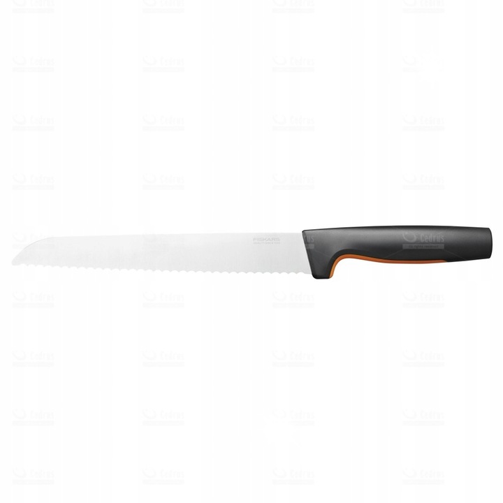 Feliator de paine Fiskars, 21cm, otel inoxidabil, ergonomic, cu maner antiderapant