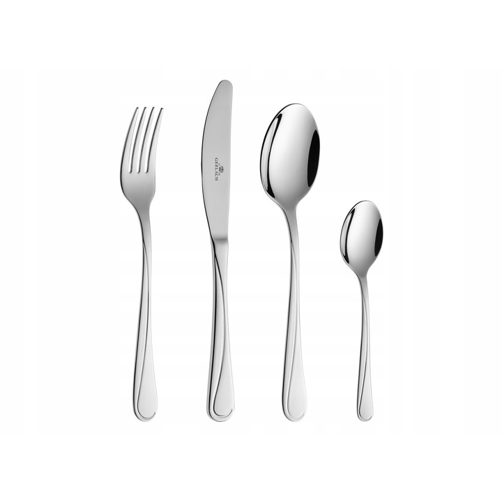 Gerlach MANGO evőeszközkészlet 6 személyes, 24 darabos, 18/10 rozsdamentes acél, klasszikus design, fényes