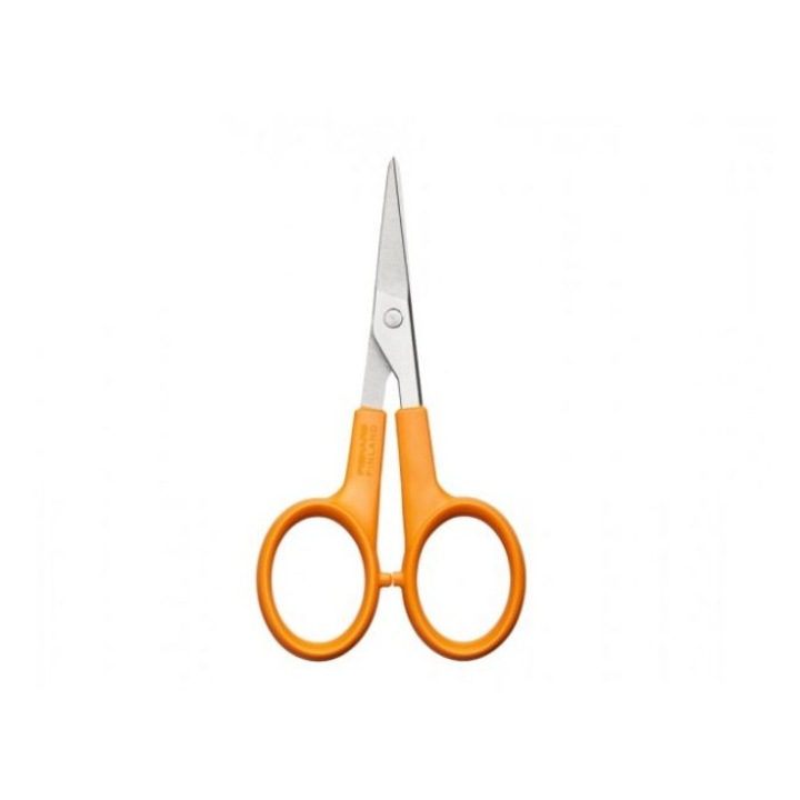 Hímzőolló, Fiskars, 10 cm, rozsdamentes acél, sárga/ezüst