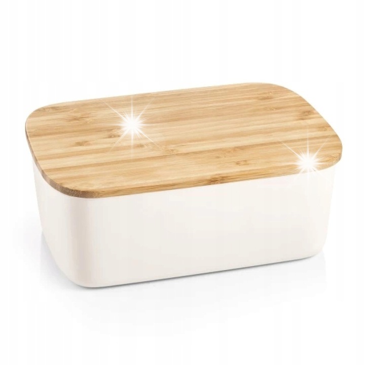 Cutie alimentara Tescoma, organizator ceai, 6 compartimente, bambus, 23,5x17x9,5cm