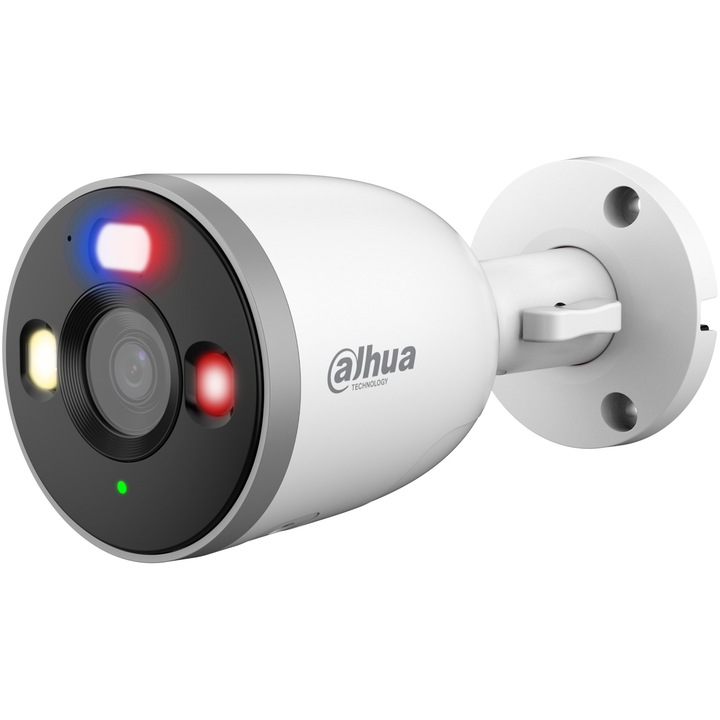 Безжична камера за наблюдение Dahua Bullet DH-IPC-F5DP-PV-0280B-EUR, 5MP, 2880*1620, IR 30 m, Smart Detection, Двупосочен разговор, ONVIF, IP67
