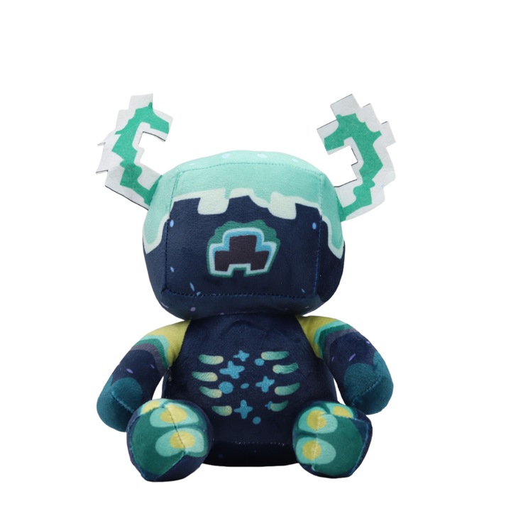 Jucarie de plus, Crystal Cow, 22cm, multicolor, set