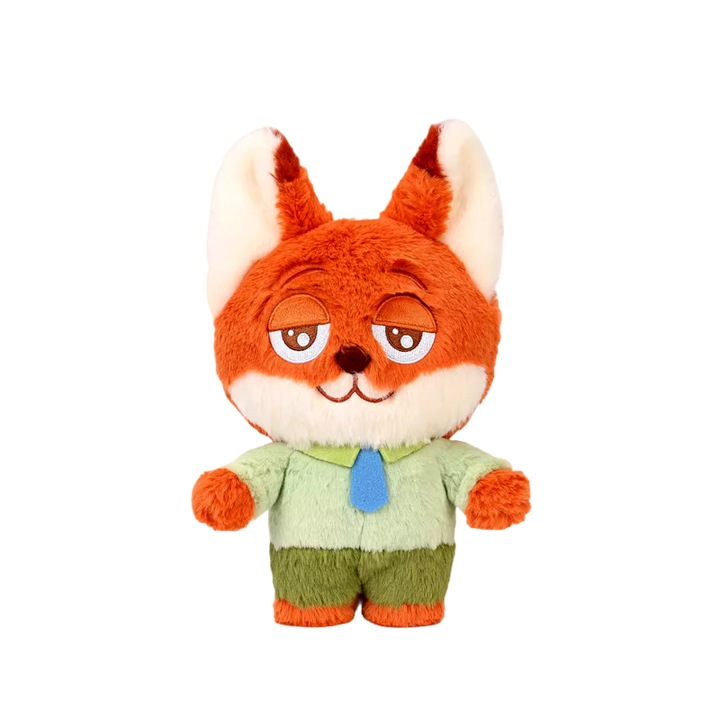 Плюшена играчка Ник, 20см, оранжева, с ключодържател