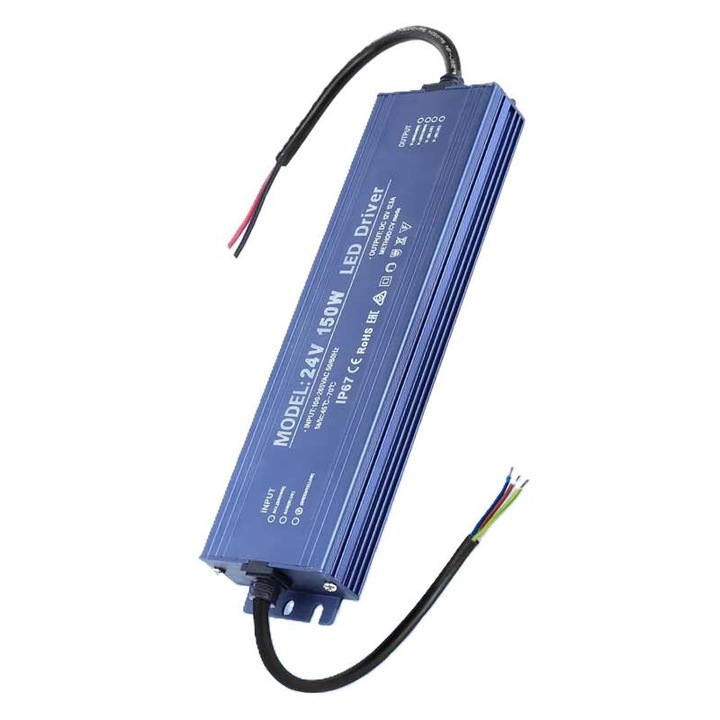 Sursa de Alimentare de Exterior IP67, 24V 6.25A – 150W