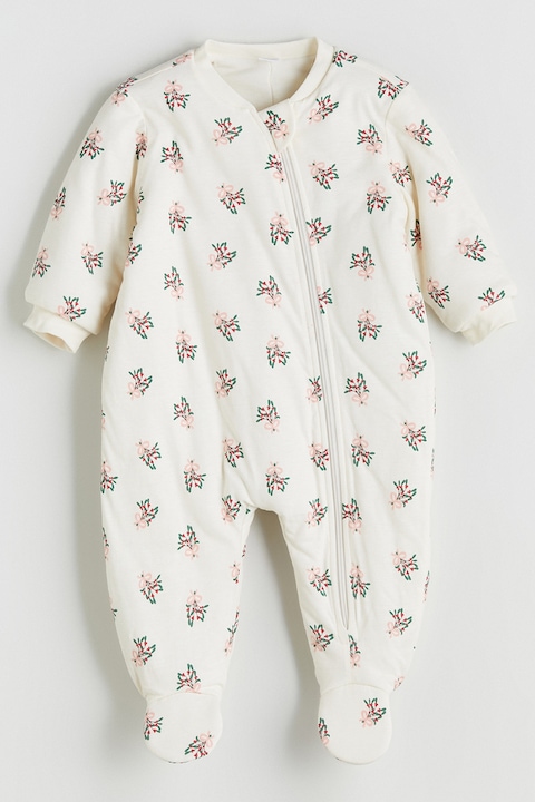 LC WAIKIKI, Salopeta cu fermoar si model, Alb