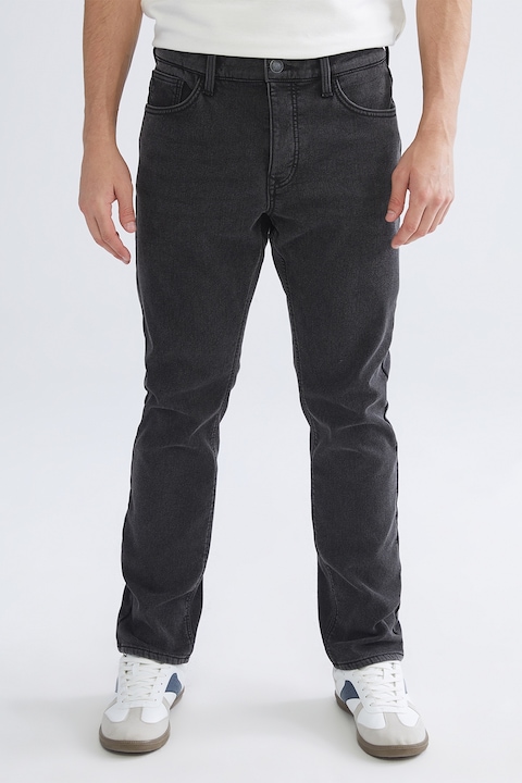 LC WAIKIKI, Blugi regular fit uni, Gri antracit