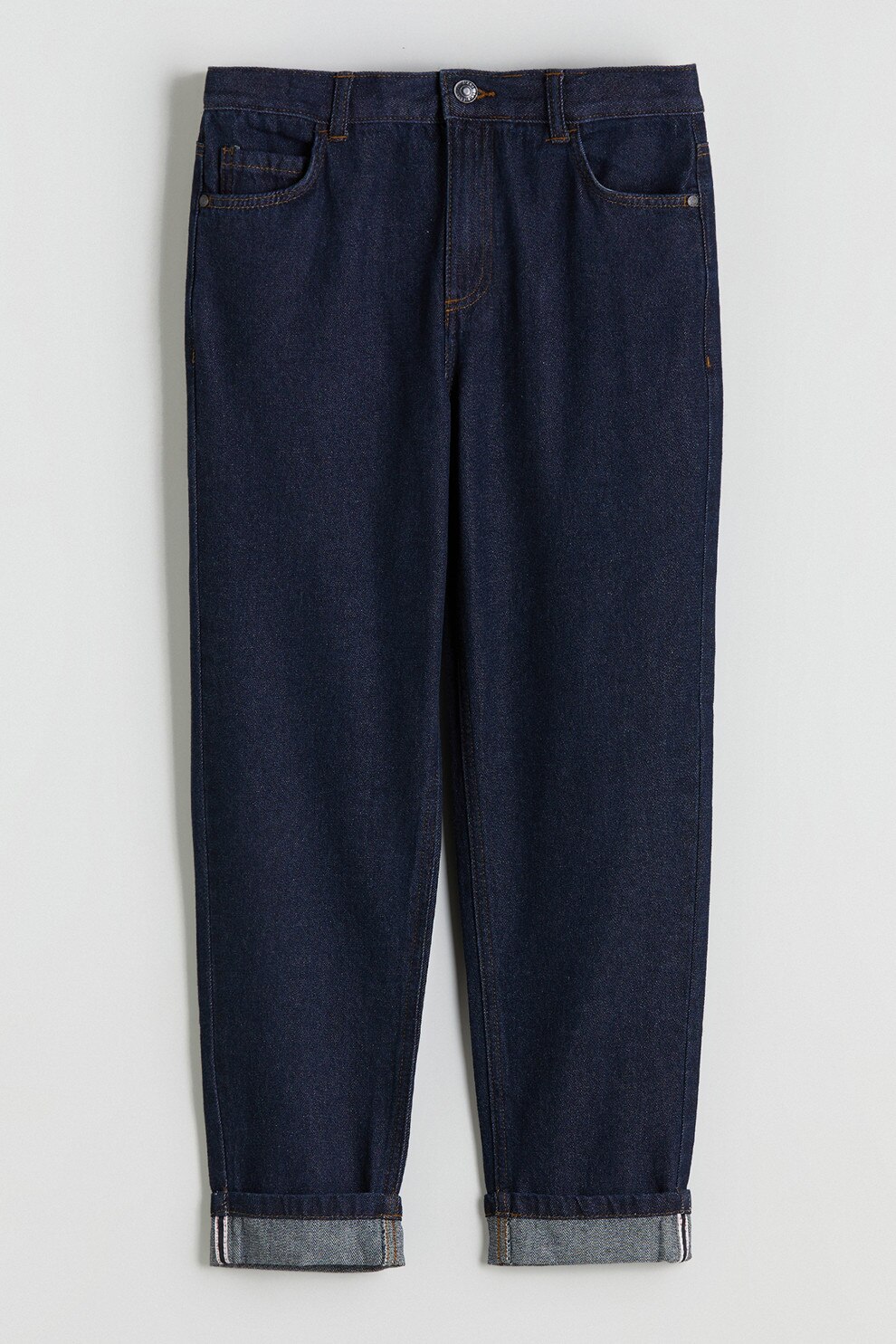 LC WAIKIKI, Blugi conici cu model uni, Bleumarin, 140-146 CM