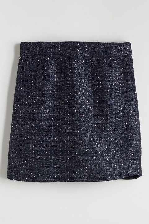 LC WAIKIKI, Fusta mini cu paiete, Bleumarin, XL