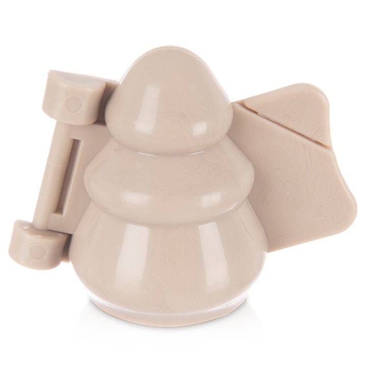 Forma prajituri Artemis, model Uli Ule, 3,5x4cm, culoare bej