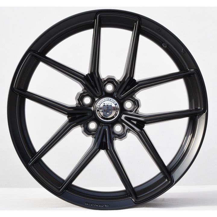 Set 4 jante PDW FF138, 18x8 inch, 5x112, ET38, negru