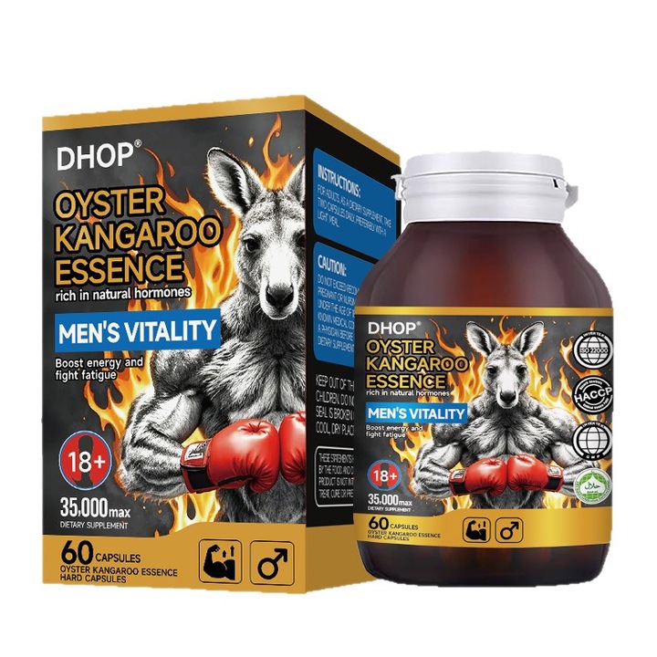 Supliment natural DHOP pentru functia erectila si sprijin sexual, 60 capsule, extracte naturale pentru eficienta sporita, supliment pentru barbati