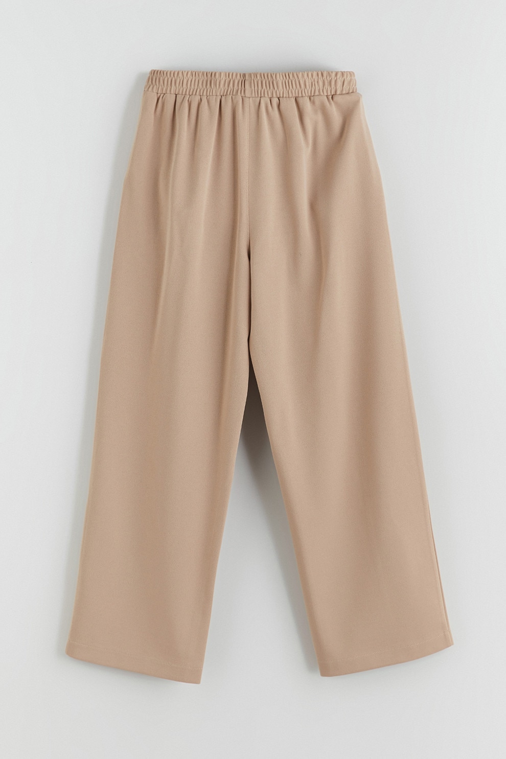 LC WAIKIKI, Pantaloni cu croiala ampla si talie elastica, Camel, 140-146 CM