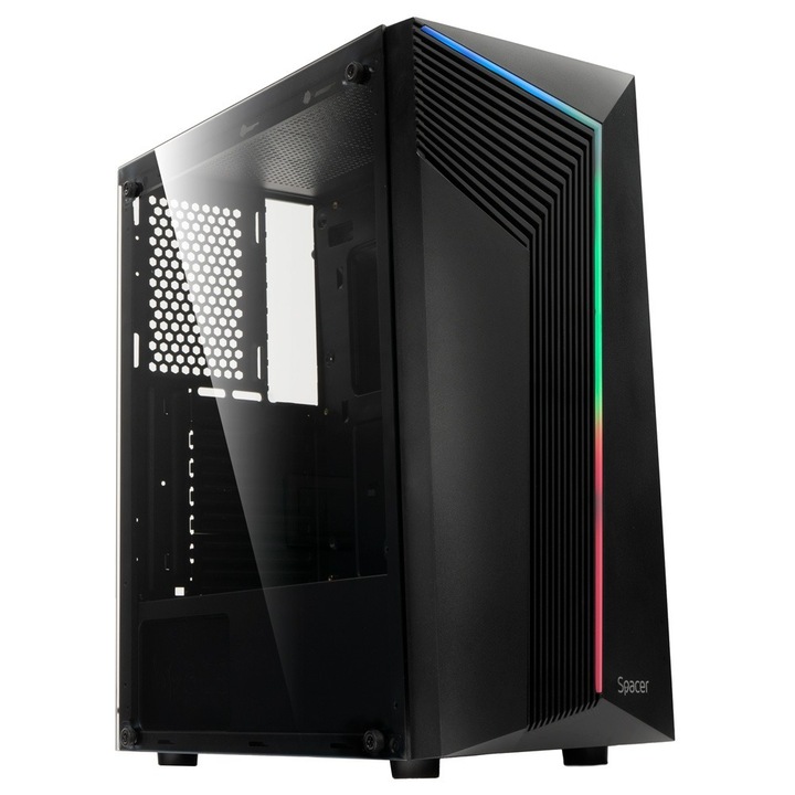 Sistem Desktop PC Gaming GRT RGB cu procesor AMD Ryzen 7 9700X pana la 5.5Ghz, 32GB DDR5, 1TB SSD M.2, Radeon RX 9060 XT 16GB GDDR6