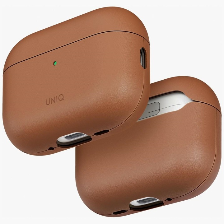 Carcasa UNIQ Lyden Vex compatibila cu Apple AirPods Pro 3, Maro