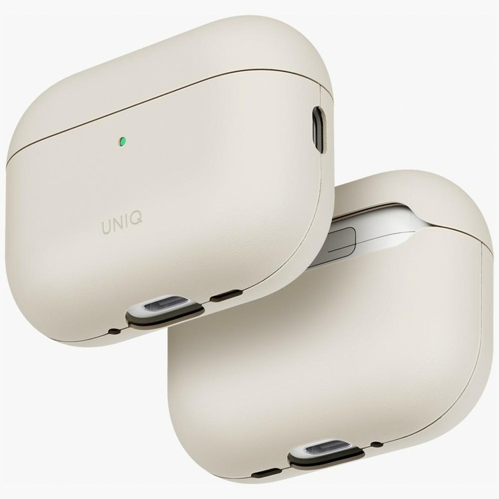 Carcasa UNIQ Lyden Vex compatibila cu Apple AirPods Pro 3, Bej