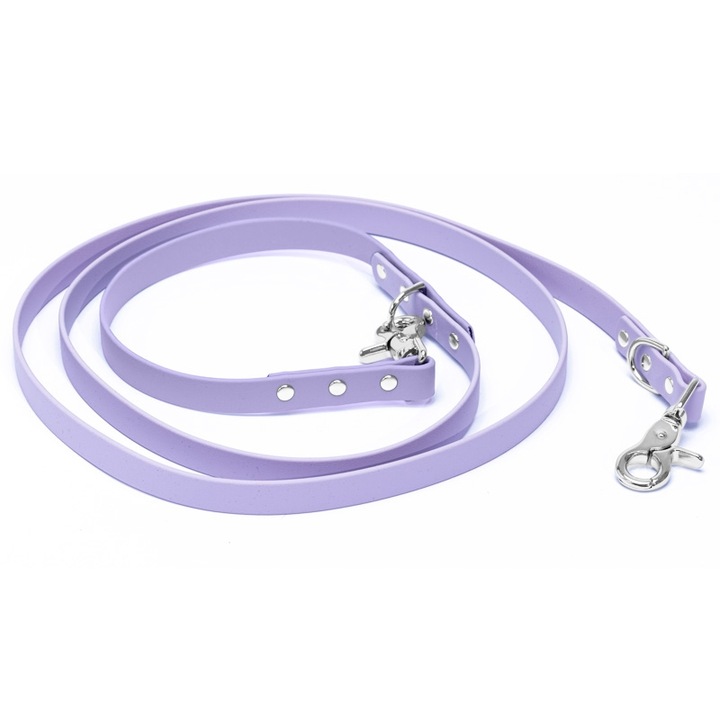 Lesa din Biothane 5-WAYS Doctor Totolici, culoare Lavender, lungime 1, 6 m