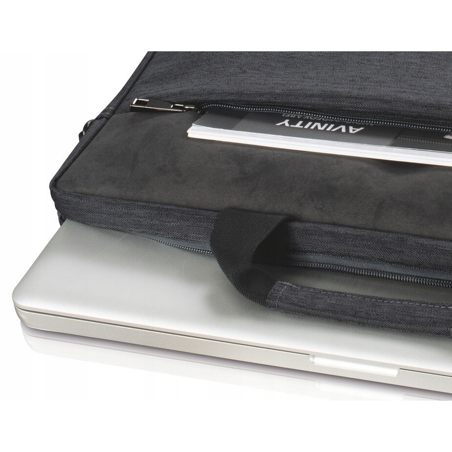 Geantă laptop Hama Tayrona, 13.3-14.1 inch, protecție, organizare, neagră, dimensiuni 30x45cm