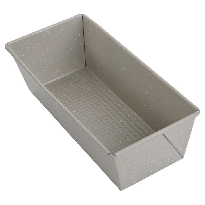 Tava de copt, Kinghoff, KH-1971, otel, strat antiaderent din marmura, 26x11,5x7,5cm