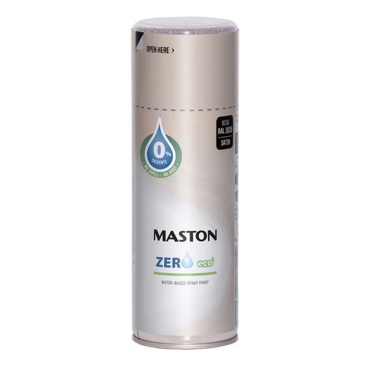 MASTON ZERO vopsea spray pe baza de apa Bej RAL 1015 400 ml