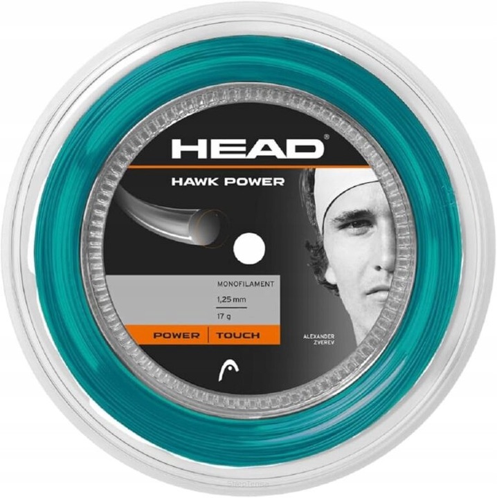Head Hawk Power 1.25 tenisz húrkészlet, kék, 12m