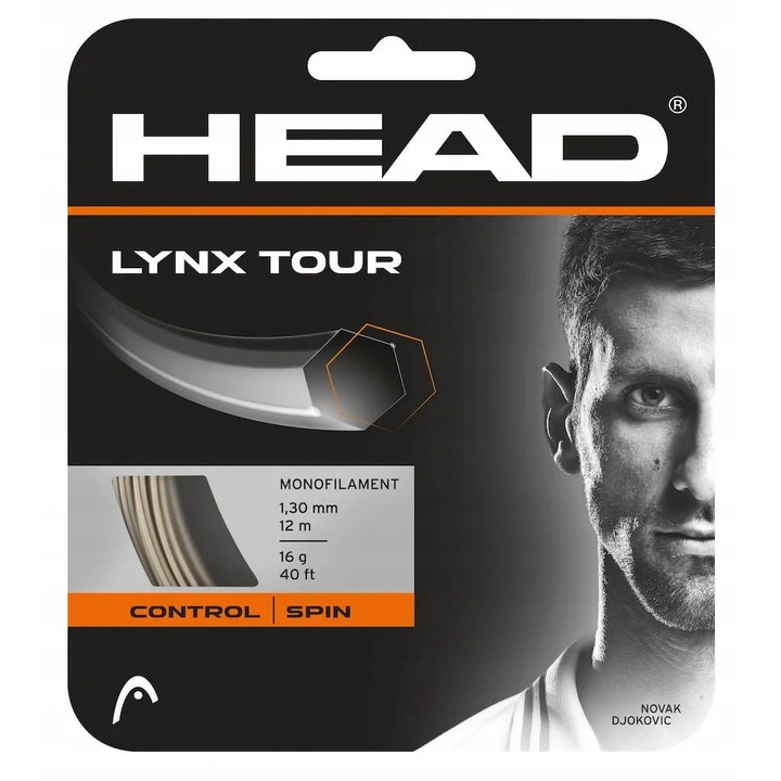 Set nasture tenis Head Lynx Tour, 12m, 1.20mm, culoare champagne