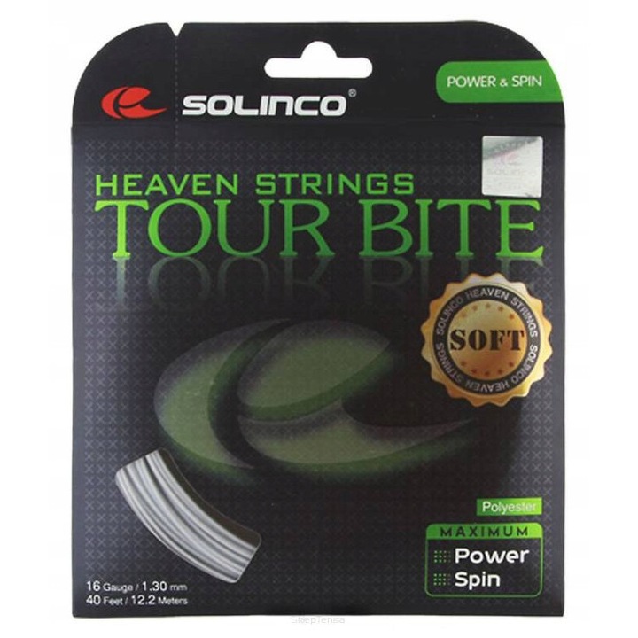 Nadajdie tenis Solinco Tour Bite Soft 12, 2m 1, 25mm gri
