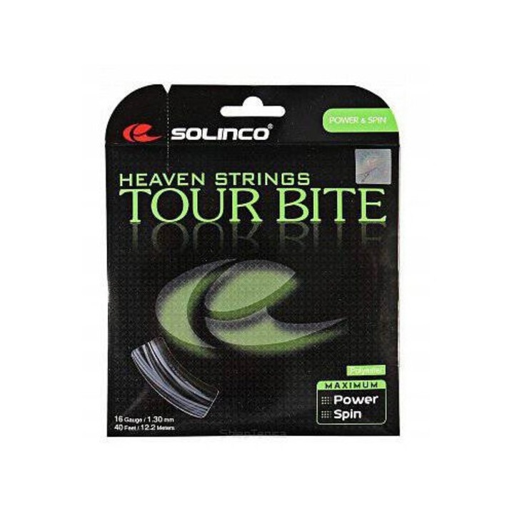 Naciag tenis Solinco Tour Bite 1.30mm, gri, set, 12.2m