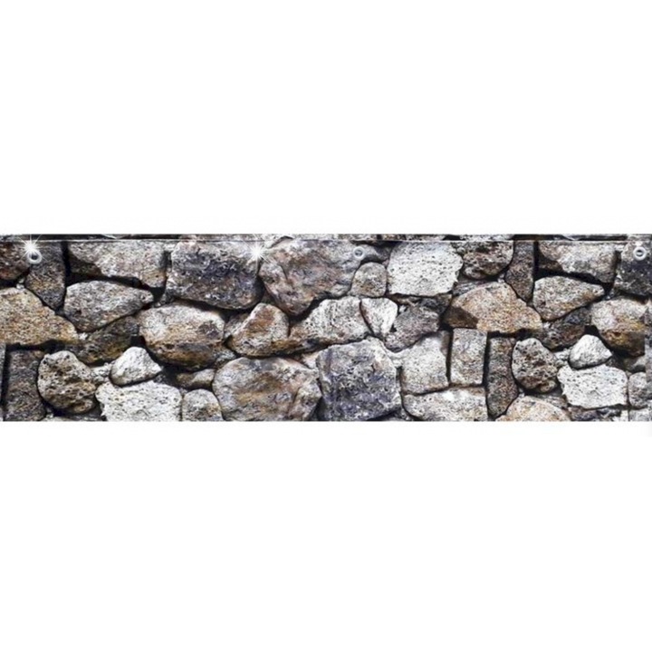 Covor, KMTP, 75x445cm, motiv piatra, material plastic