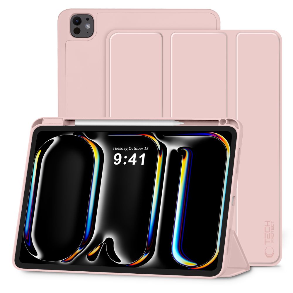 Husa de protectie tableta Tech-Protect SC Pen iPad Pro 11" 5 / 6 2024-2025 Pink
