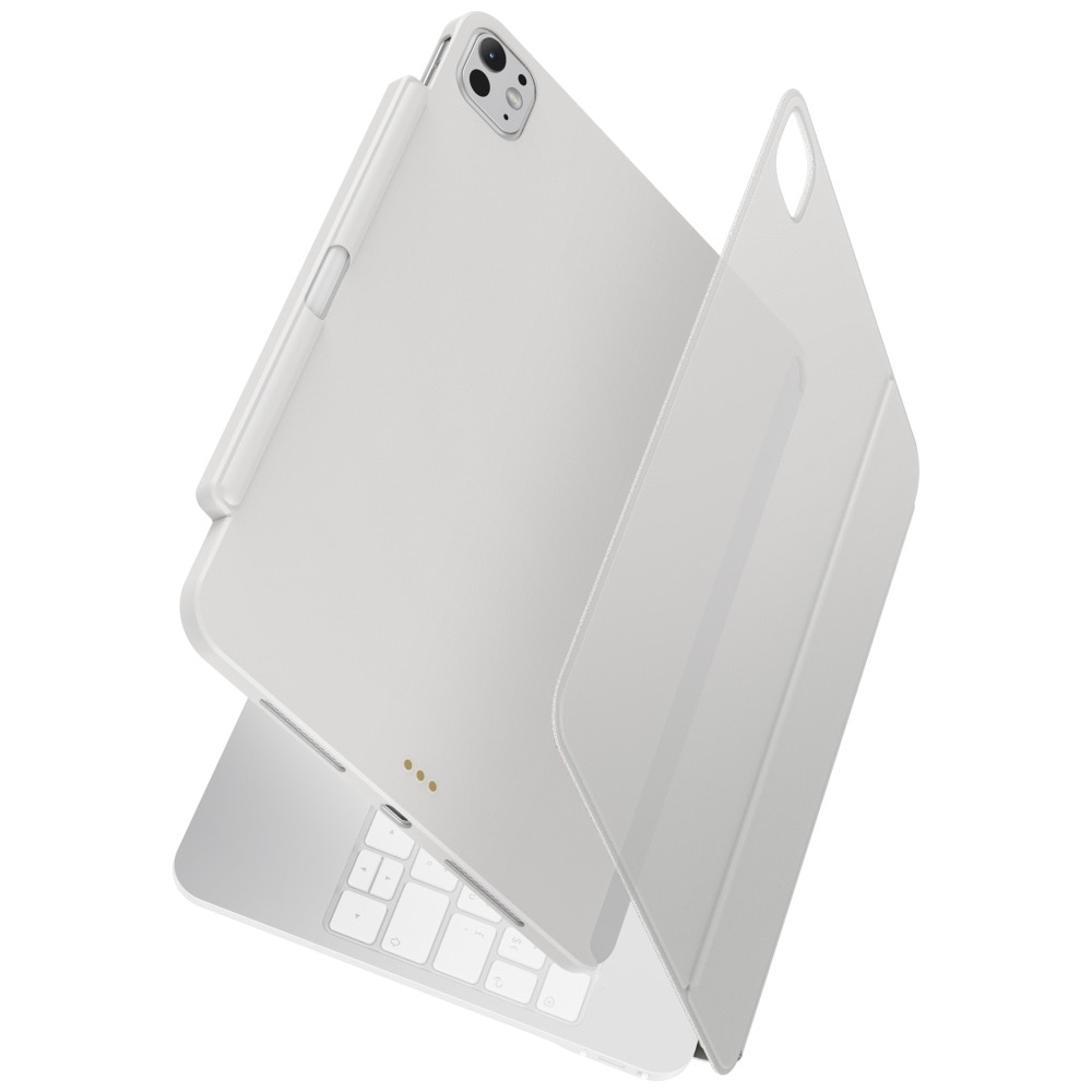 Husa UNIQ Axel compatibila cu iPad Pro 11 inch M4, Alb