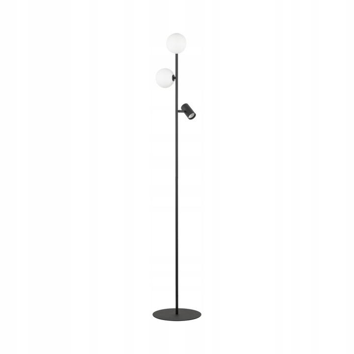 Lampa de podea TK-LIGHTING VOX 16063, 3 surse lumina, negru/alb