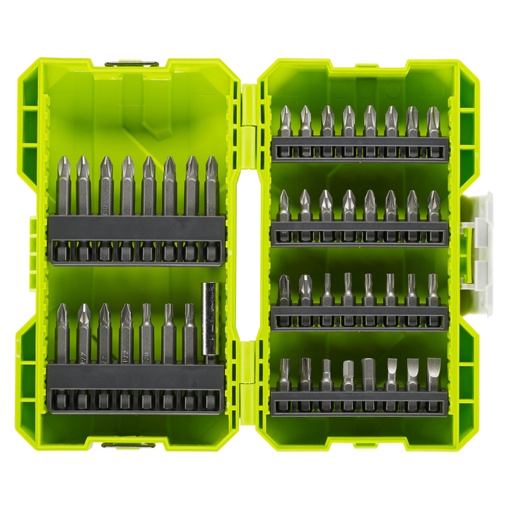 Set capete pentru masina de gaurit si insurubat RYOBI RAK48SSD, 48 bucati, rezistenta la uzura