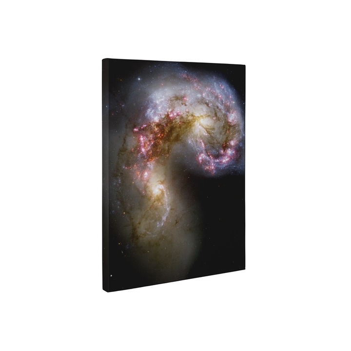 Galaxie indepartata - Tablou Canvas - 95x125 cm