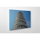 Turnul inclinat Italia - Tablou Canvas - 50x65 cm