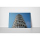 Turnul inclinat Italia - Tablou Canvas - 50x65 cm