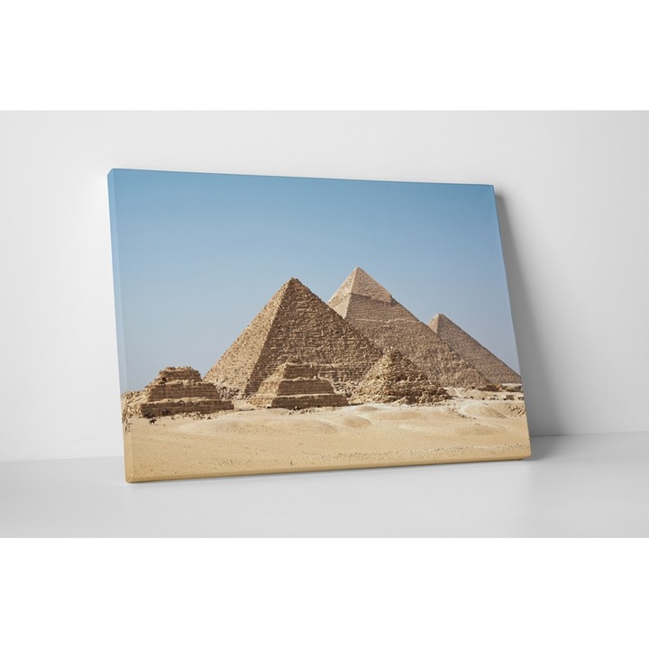 Piramide egiptene - Tablou Canvas - 95x125 cm