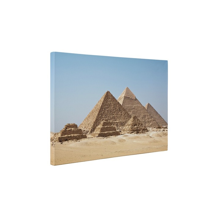 Piramide egiptene - Tablou Canvas - 95x125 cm