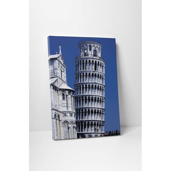 Turnul din Pisa - Tablou Canvas - 80x105 cm