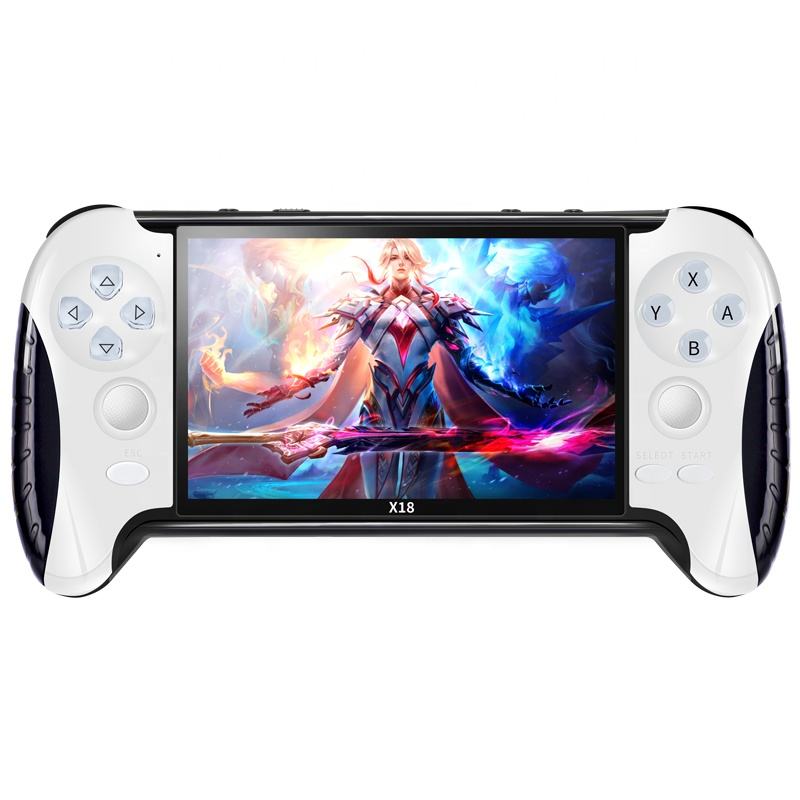 Consola de jocuri video portabila noua cu procesor dual-core, suporta decodare HD, consola portabila de jocuri retro